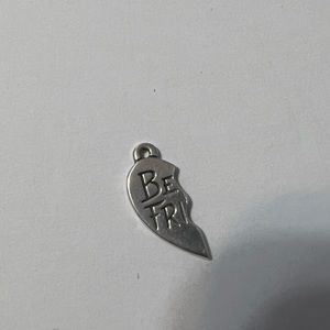 Half of best friend charm heart
